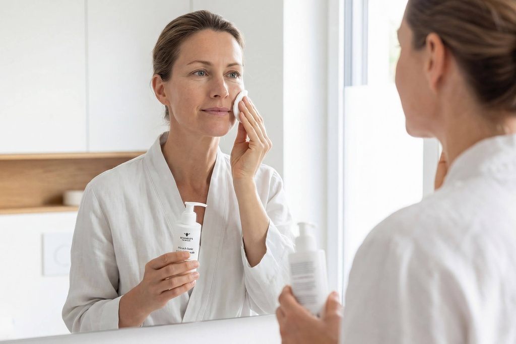 Pfirsich-Tonic mit Gelée Royale Anwendung